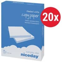 Niceday Copy DIN A4 Kopierpapier Weiß 80 g/m² Matt 20 Pack à 500 Blatt