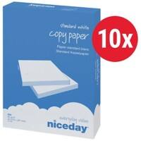 Niceday Copy DIN A4 Kopierpapier Weiß 80 g/m² Matt 10 Pack à 500 Blatt
