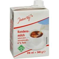 Jeden Tag 4 % Kondensmilch 340 g