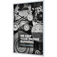 SHOWDOWN A0+ Klapprahmen Hängend Silber Aluminium KRA0G25 87,2 (B) x 1,1 (T) x 122 (H) cm KRA0G25