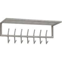 WOHNLING Garderobe WL6.448 Metall Silber Wandhalterung 7 Haken