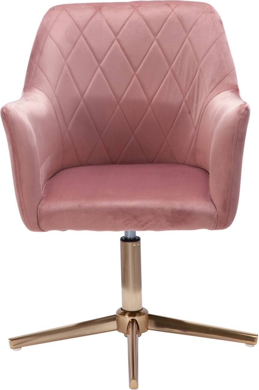 WOHNLING Loungesessel WL6.306 Samtbezug Rosa