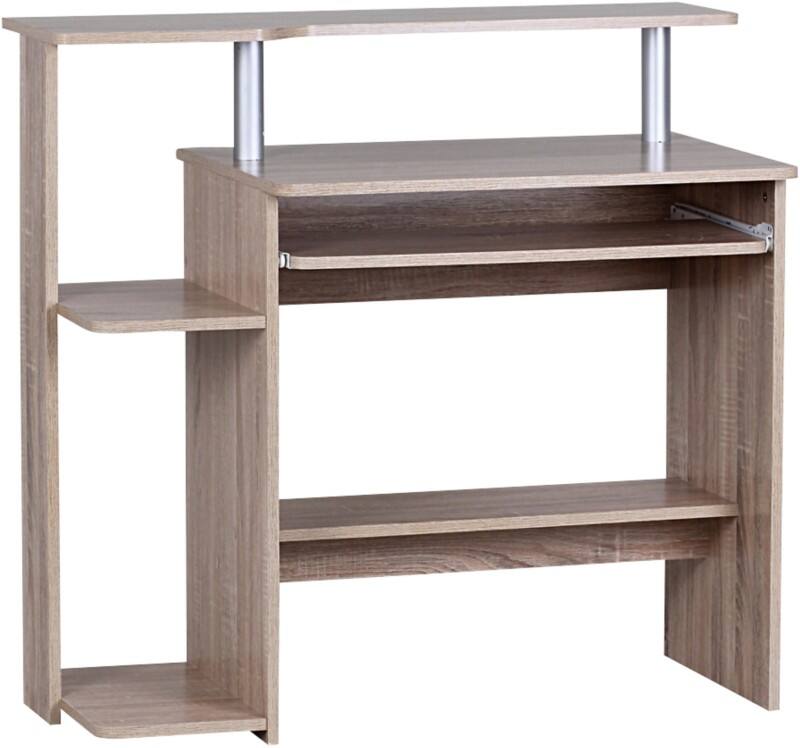 WOHNLING Computerschreibtisch WL1.171 Sonoma Eiche 94 x 90,5 x 48,5 cm