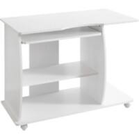 WOHNLING Computerschreibtisch WL1.152 Weiß 90 x 71 x 50 cm