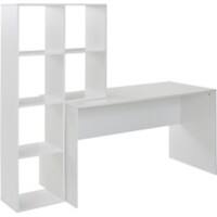 WOHNLING Schreibtisch WL6.391 Weiß 120 x 120 x 143,5 cm