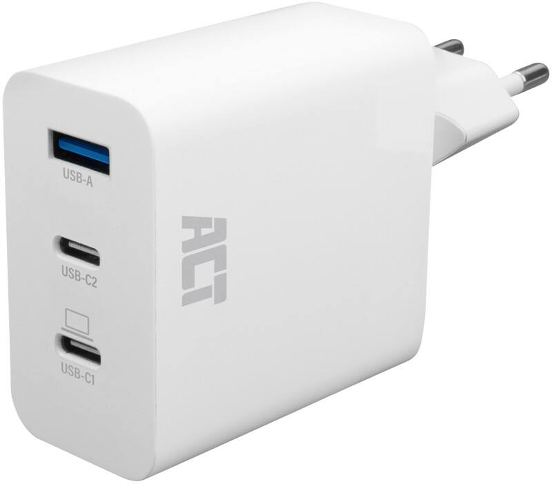 ACT USB-C/USB-A Ladegerät Weiß 65W