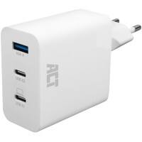 ACT USB-C/USB-A Ladegerät Weiß 65W