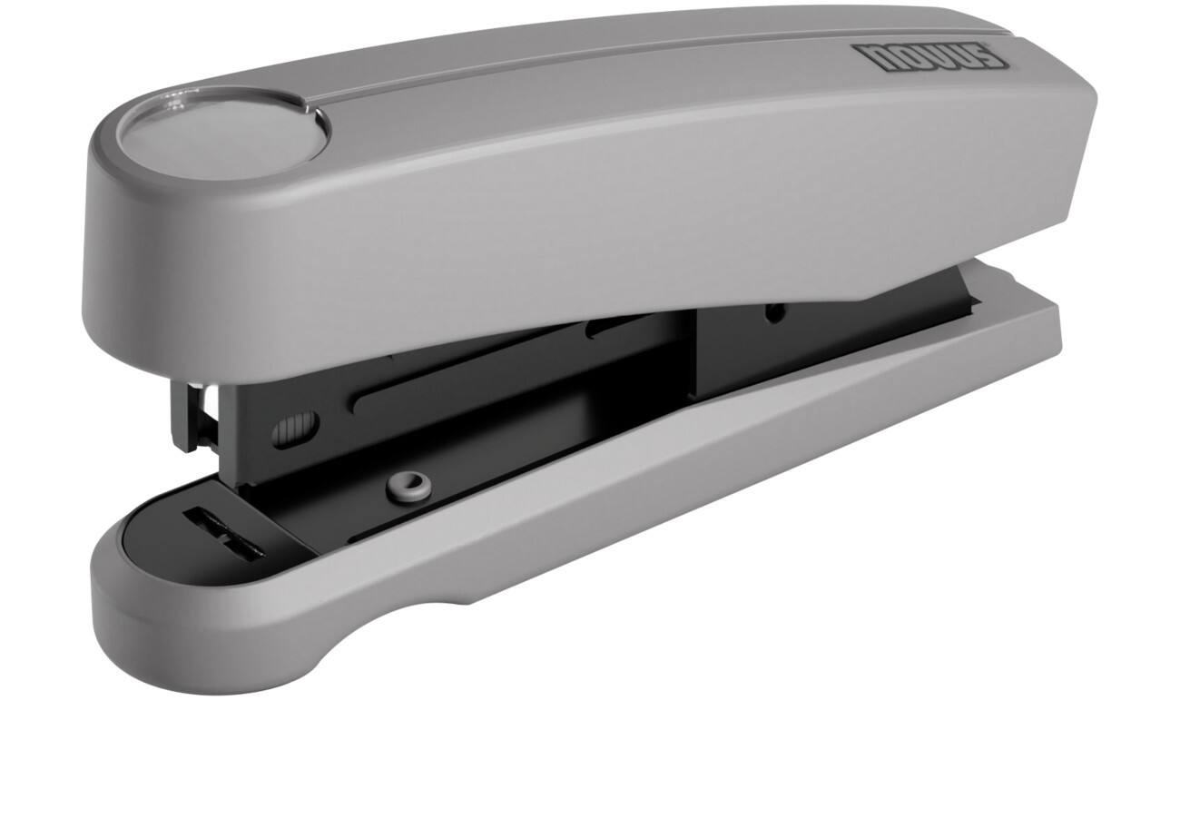 Heftgerät Novus B10 Smart Grey für Heftklammern Nr. 10, 15 Blatt