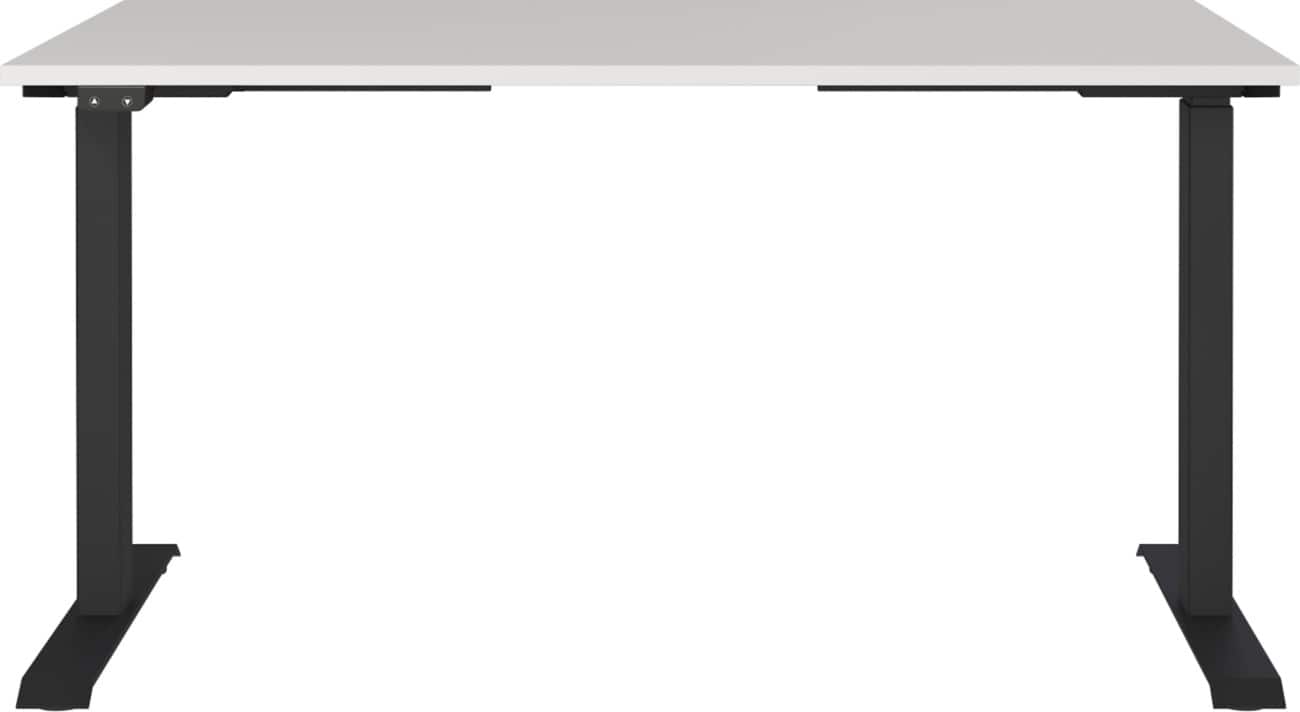 GERMANIA AGENDA Elektronisch Höhenverstellbarer Schreibtisch Hellgrau 1.400 (B) x 800 (T) x 1.200 (H) mm