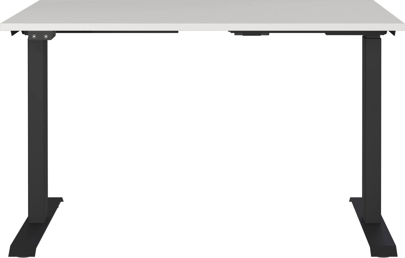 GERMANIA AGENDA Elektronisch Höhenverstellbarer Schreibtisch Hellgrau 1.200 (B) x 800 (T) x 1.200 (H) mm