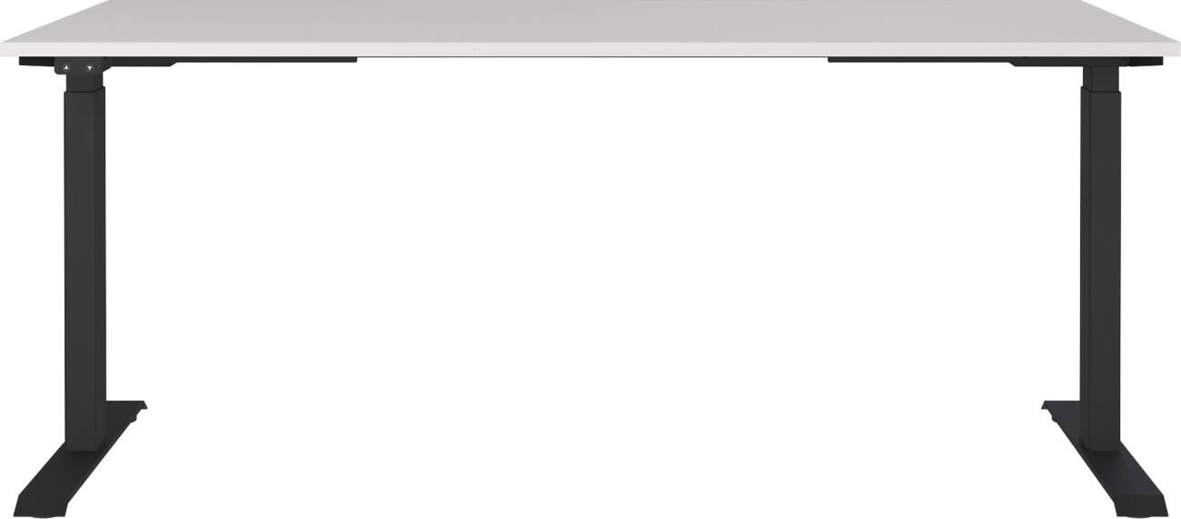 GERMANIA AGENDA Elektronisch Höhenverstellbarer Schreibtisch Hellgrau 1.800 (B) x 800 (T) x 1.200 (H) mm