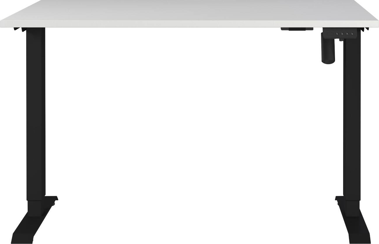 GERMANIA PROFI 2.0 Elektronisch Höhenverstellbarer Schreibtisch Hellgrau 1.200 (B) x 800 (T) x 1.180 (H) mm