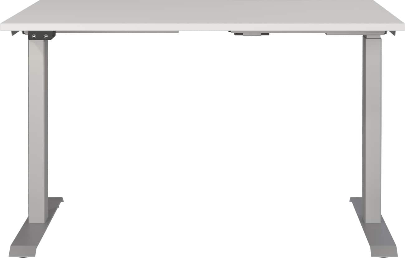 GERMANIA AGENDA Elektronisch Höhenverstellbarer Schreibtisch Hellgrau 1.200 (B) x 800 (T) x 1.200 (H) mm