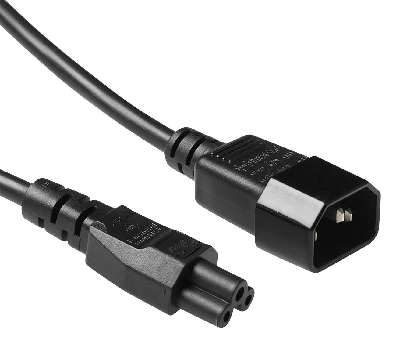 ACT Netzkabel 0,5 m Schwarz