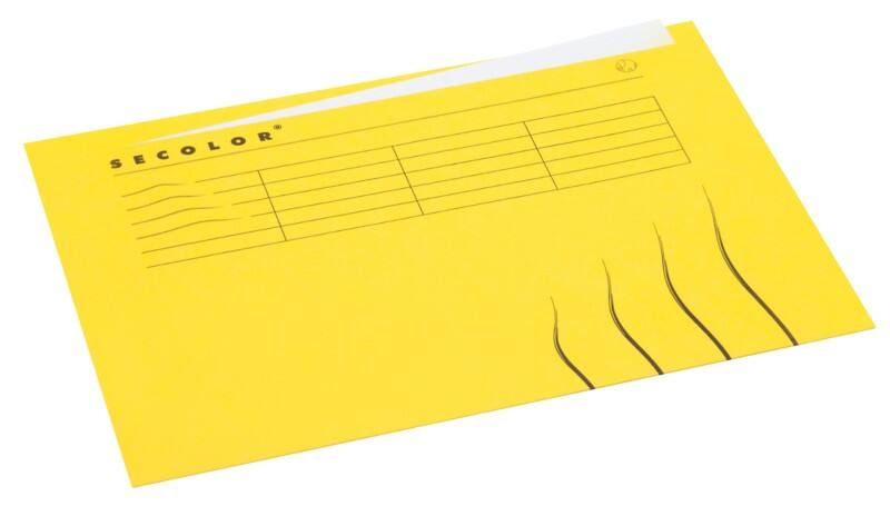 Djois Secolor Aktendeckel A4 Gelb Pappkarton 225 g/m²