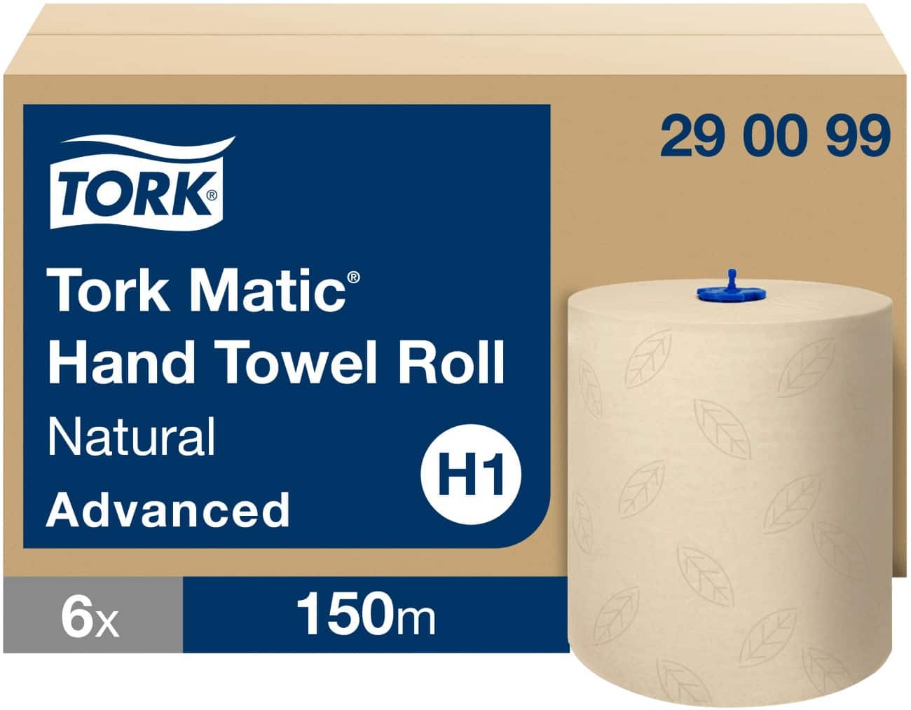 Tork Advanced H1 Papierhandtücher Beige 2-lagig, 290099 6 Rollen à 150 m