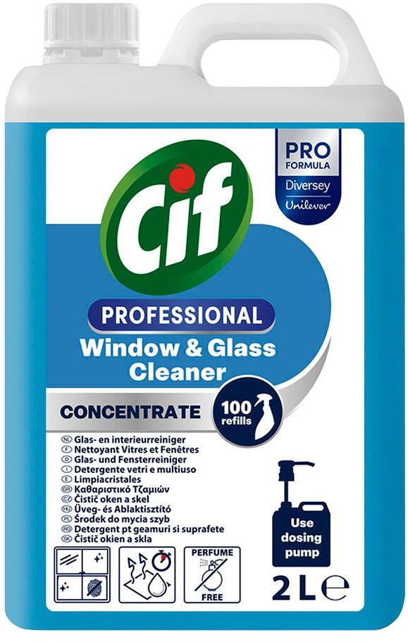 Cif Professional Glas- und Fensterreiniger Frühling 2 L
