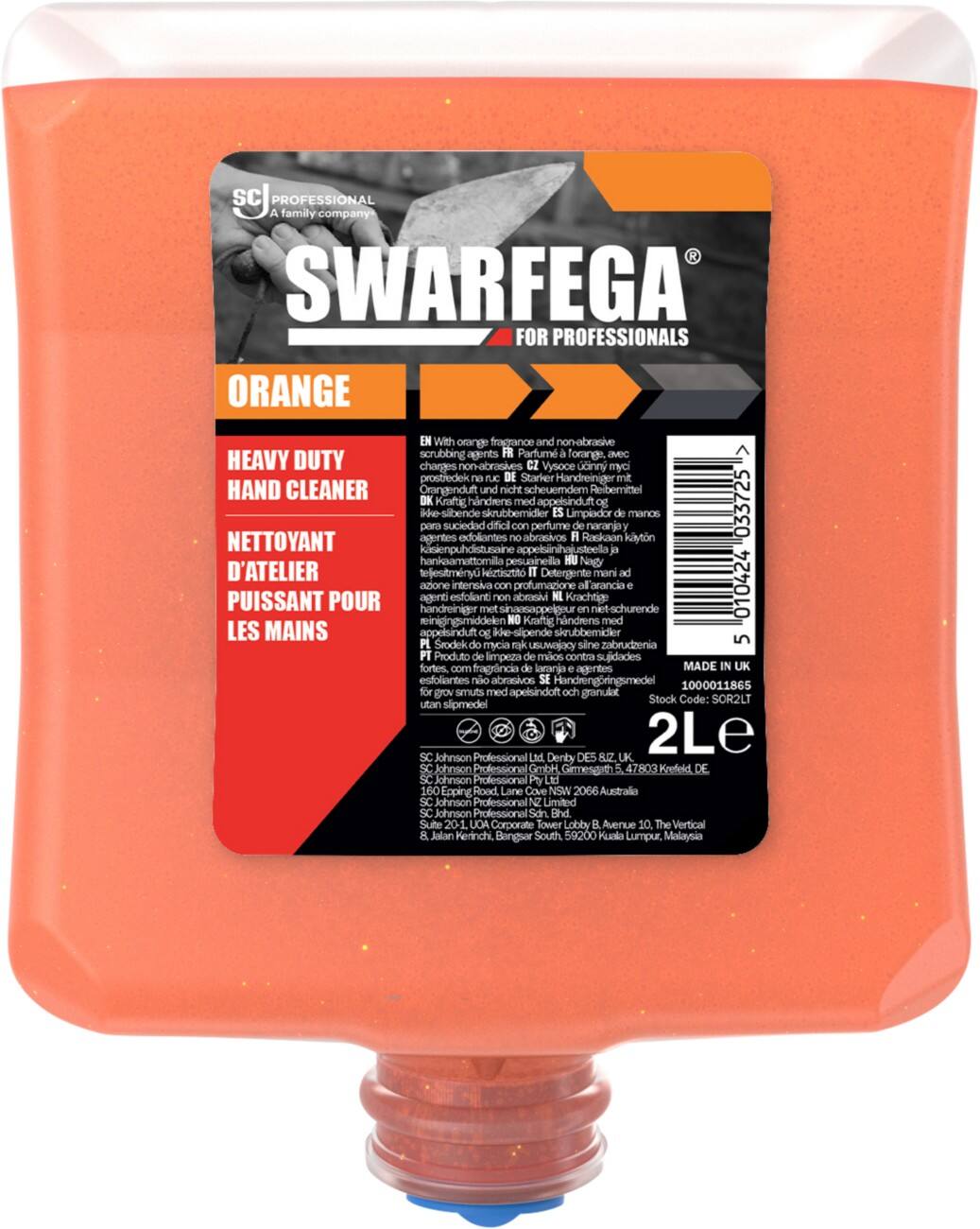 Swarfega Handreiniger Orange SOR2LT 2 L