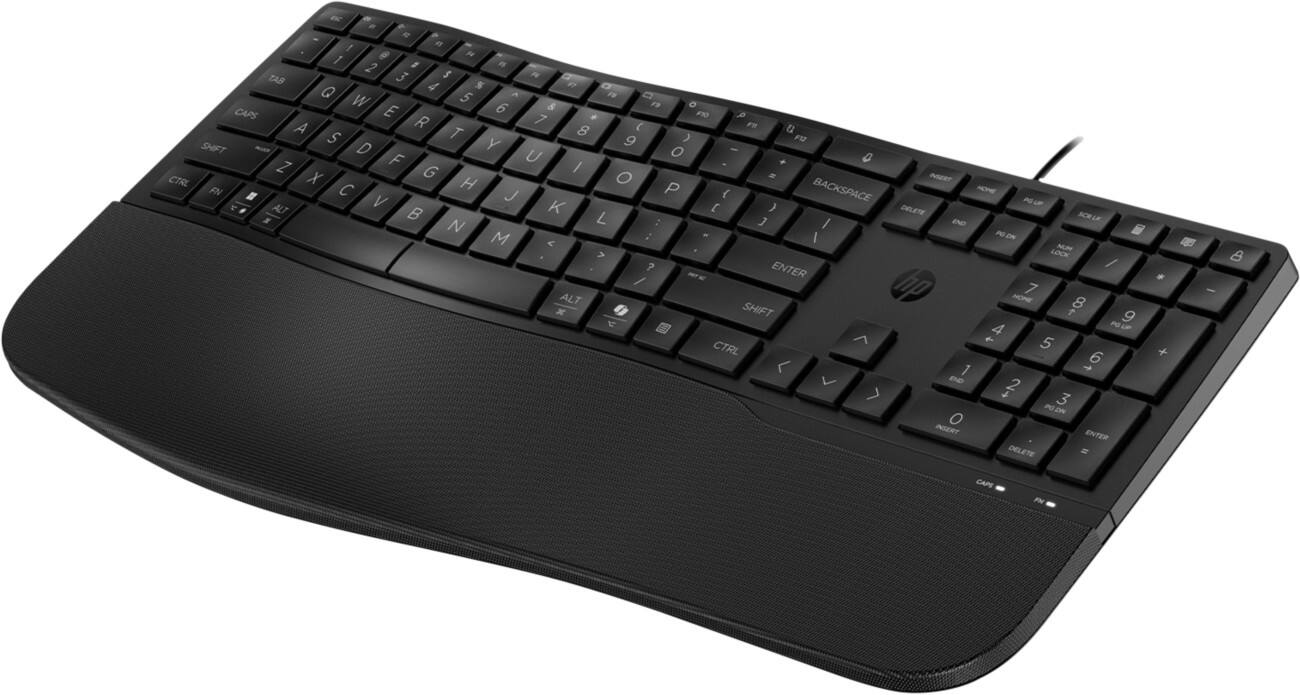 HP 485 Comfort Kabelgebundene Tastatur QWERTZ Schwarz