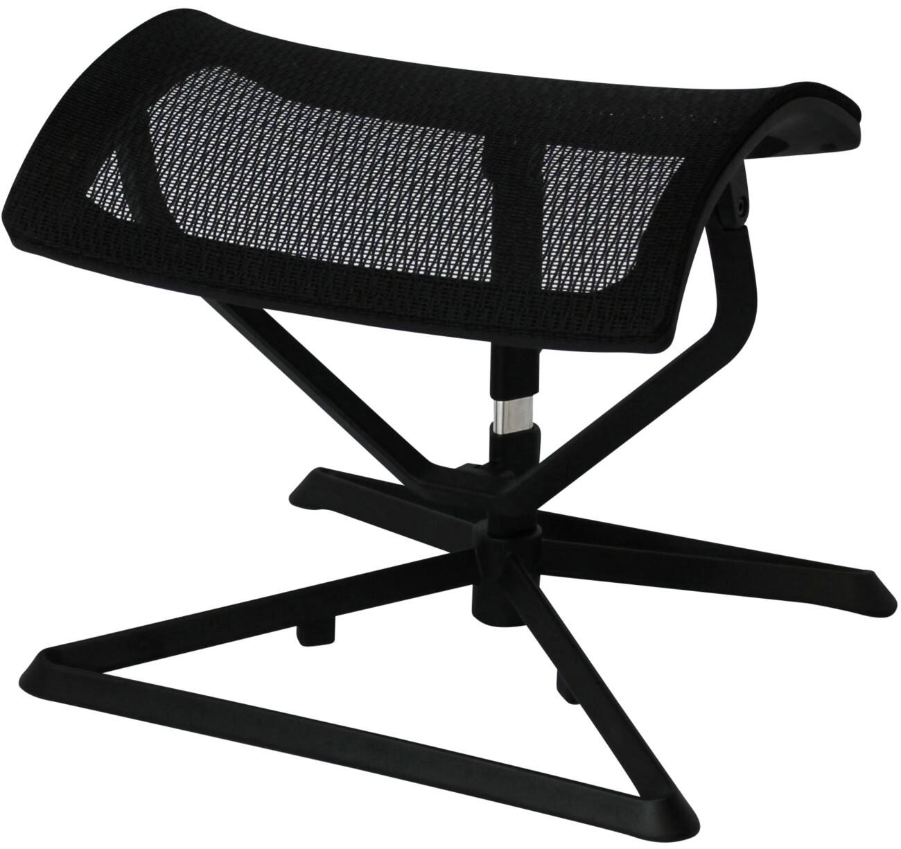 AMSTYLE Höhenverstellbare Fußstütze 430 x 330 x 460 mm Schwarz