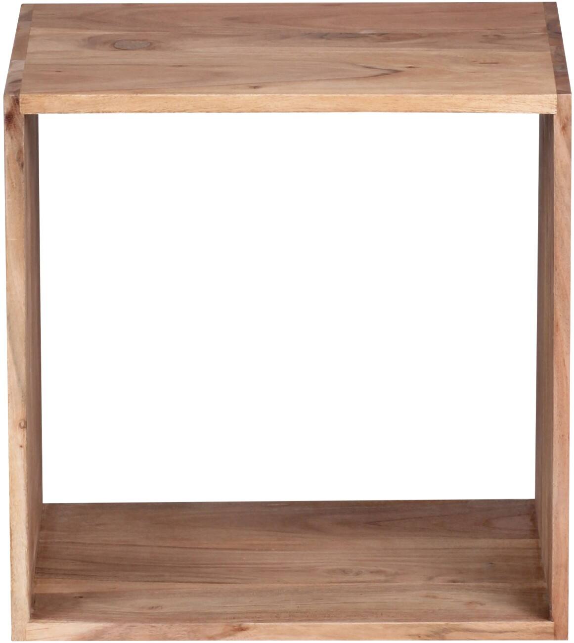 WOHNLING Akazienholz Fachboden 1 435 x 330 x 435 mm Braun Akazie