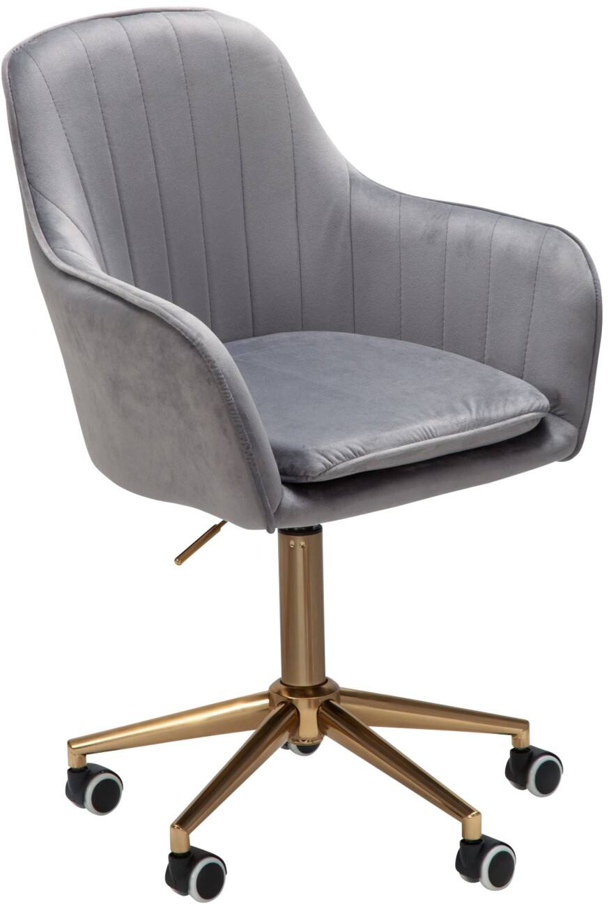 AMSTYLE Drehstuhl Nicht arretierbar 540 x 540 x 1,050 mm Grau