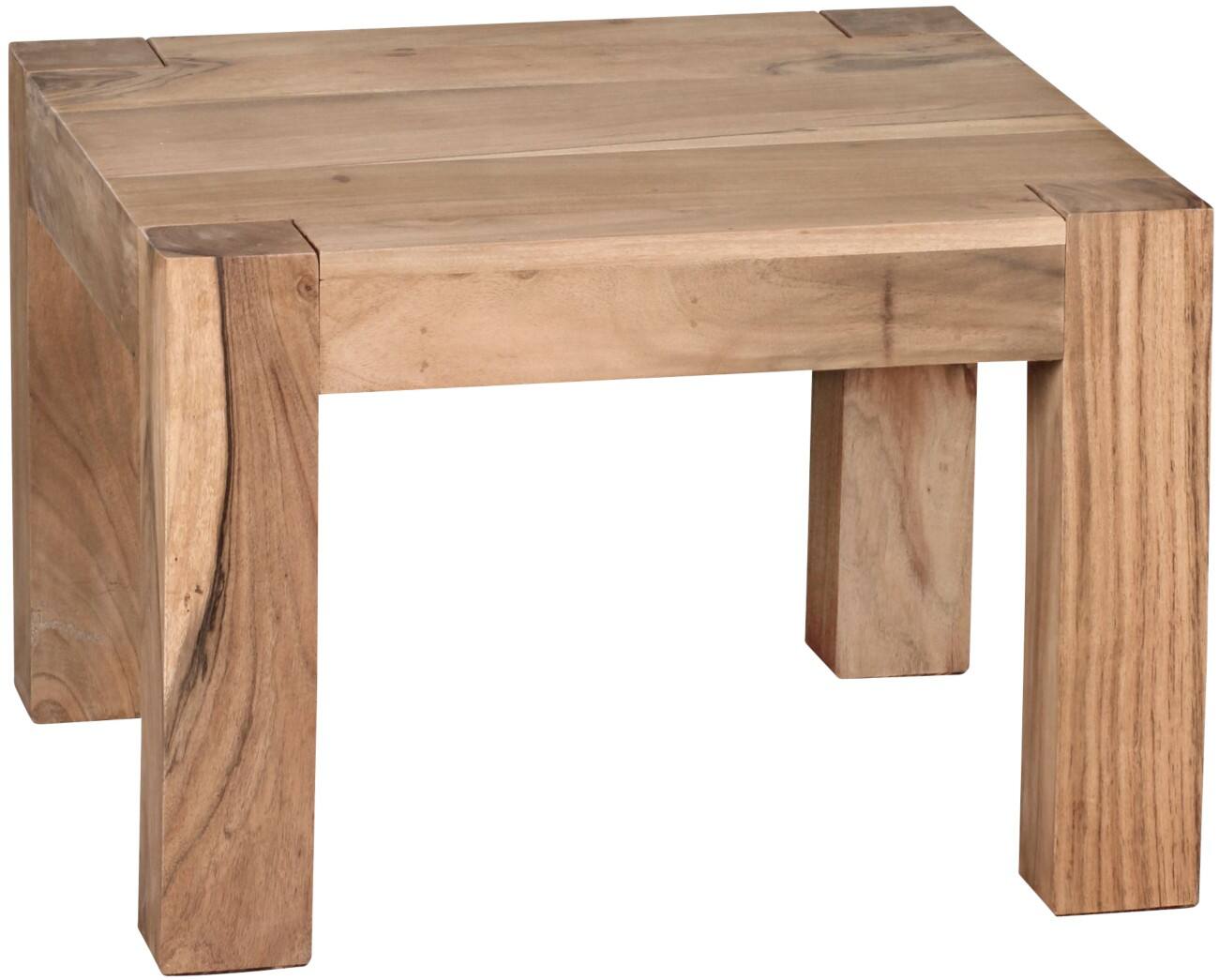 WOHNLING Kaffeetisch Braun 600 x 600 x 400 mm