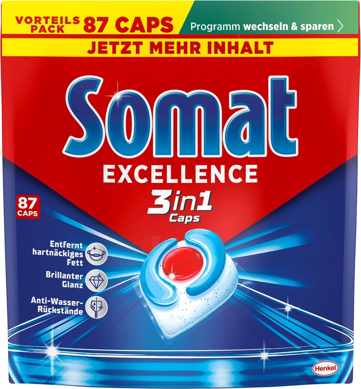Somat Excellence 3 in 1 Spülmaschinentabs 87 Stück