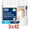 Tork Premium Toilettenpapier 4-lagig 126 Rollen à 153 Blatt