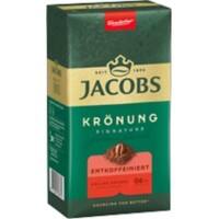 Jacobs Krönung Entkoffeiniert Gemahlener Kaffee ausgewogen und aromatisch 3/5 500 g