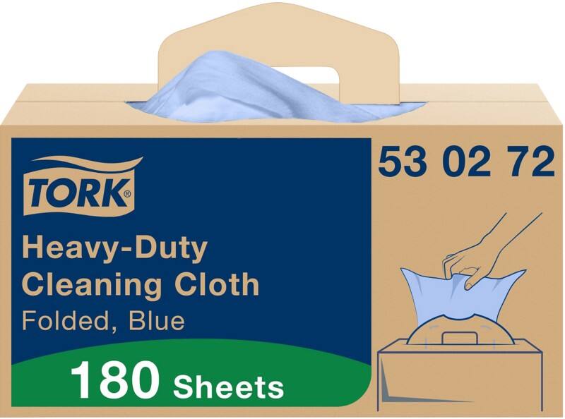 Tork W7 Premium Wischtücher Blau 35,5 x 41,5 cm 180 Blatt