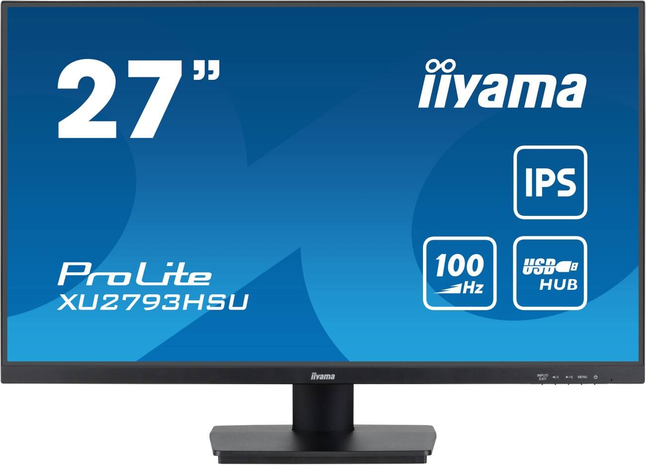 iiyama ProLite 68,6 cm (27") IPS Monitor XU2793HSU-B6 Schwarz