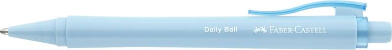 Faber-Castell Daily Ball Einziehbar Kugelschreiber Blau 0,6 mm Extra Breit Nachfüllbar