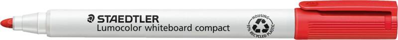STAEDTLER Lumocolor Non-permanent Whiteboard-Marker Rot Filzspitze 97% Recycelt