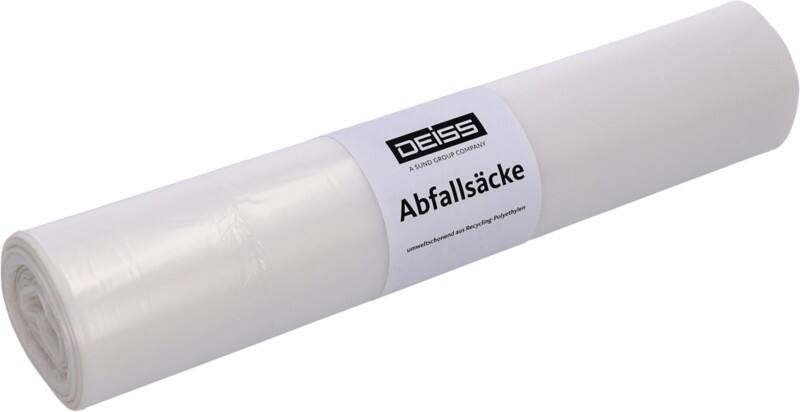 DEISS Abfallsäcke 70 L  Transparent 25 Stück