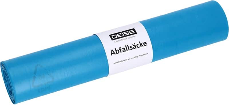 DEISS Abfallsäcke 120 L  Blau 25 Stück