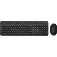 ASUS Tastatur und Maus Kabellos QWERTZ Schwarz CW100