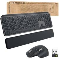 Logitech Business Gen 2 Tastatur und Maus Kabellos QWERTZ mit Bluetooth Graphit 920-010926