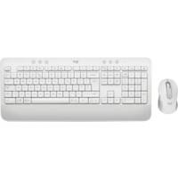 Logitech Business Keyboard und Maus Kabellos QWERTZ mit Bluetooth Weiß MK650