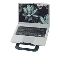 Leitz Ergo Ergonomischer Ultraflacher Höhenverstellbarer Laptopständer 6346 Bis zu 17" Grau