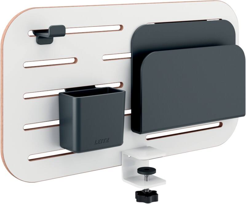 Leitz Ergo Kleiner Pegboard Schreibtisch-Organizer 6548 Weiß 42 x 25 x 8 cm