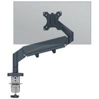 Leitz Ergo Platzsparender Single Monitorarm 6489 Höhenverstellbar Bis zu 32" 520 x 114 x 594 mm Grau