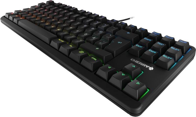 CHERRY Kabelgebundene Tastatur G80-3000N RGB TKL QWERTZ Schwarz