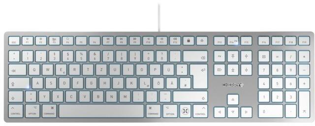 CHERRY Kabelgebundene Tastatur KC 6000C QWERTZ Silber