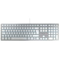 CHERRY Kabelgebundene Tastatur KC 6000C QWERTZ Silber