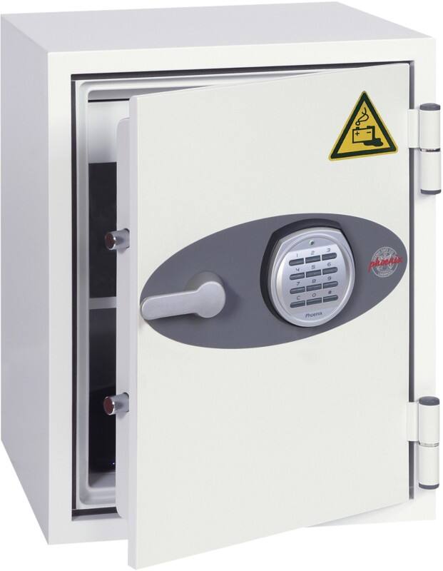 Phoenix Battery Fighter Tresor Elektronikschloss 63 L BS0441E Weiß