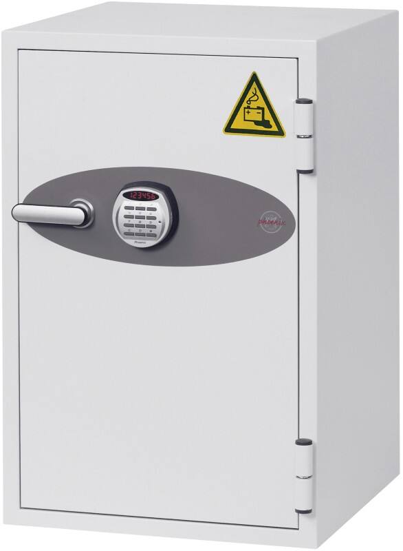 Phoenix Battery Fighter Tresor Elektronikschloss 84 L BS0442E Weiß