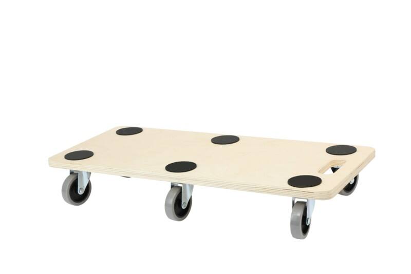 Viking Realspace Rechteckig Rollenuntersatz Hellbraun 680 x 290 x 110 mm