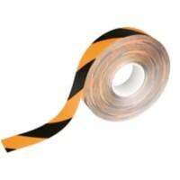 DURABLE Bodenmarkierungsband DURALINE Gelb, Schwarz 50 mm (B) x 30 m (L) PVC (Polyvinylchlorid)