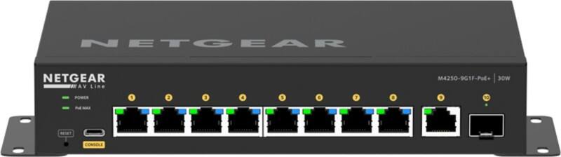 NETGEAR 8x1G PoE+ 110W 1x1G und 1xSFP Managed Switch